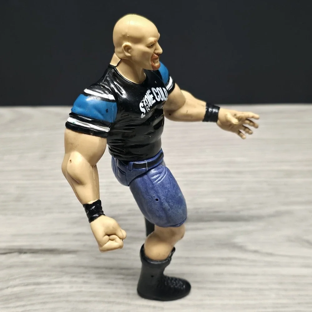 Vintage 1998 WWF Stone Cold Steve Austin - Jakks Pacific 6